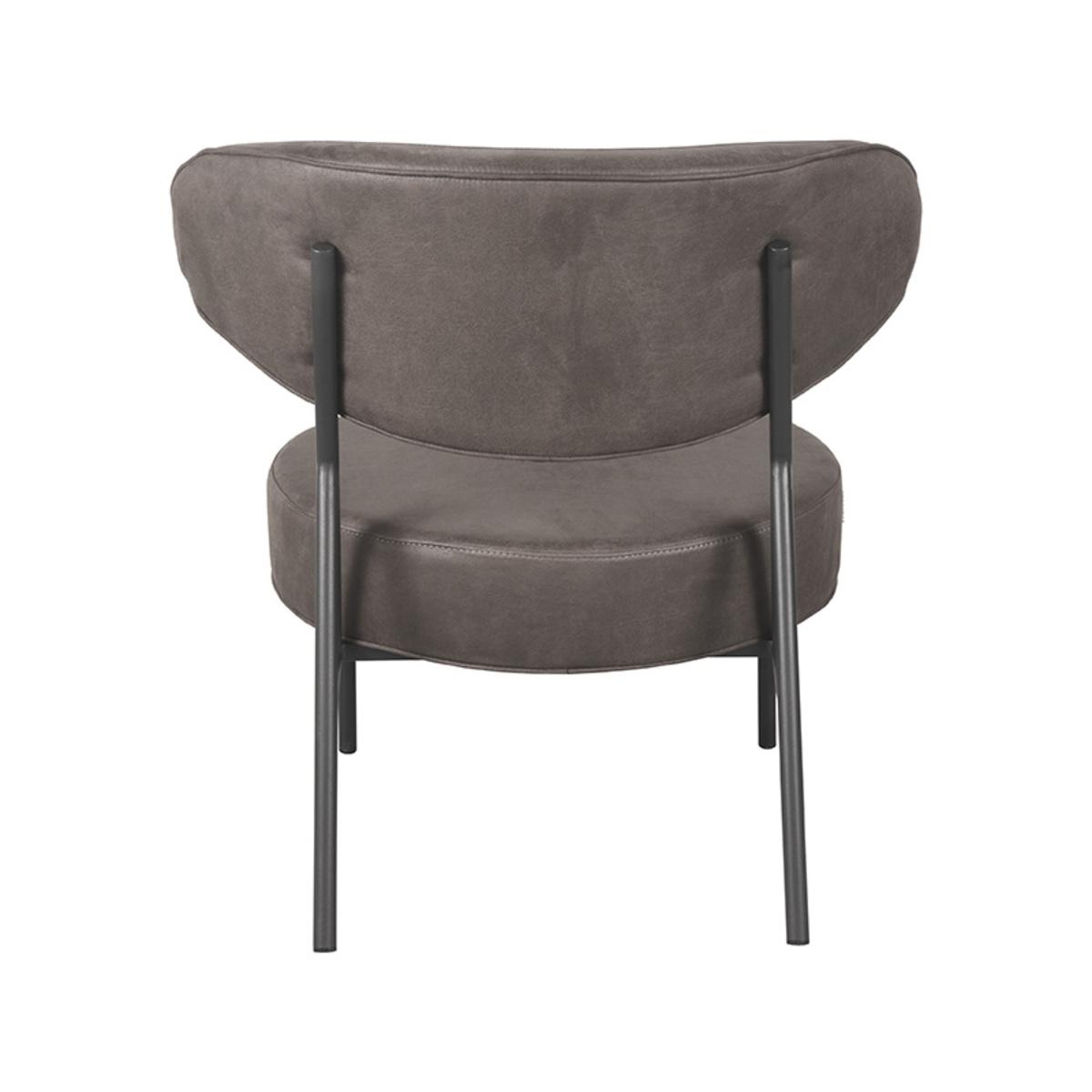  Fauteuil Zack - Antraciet - Micro Suede afbeelding 4