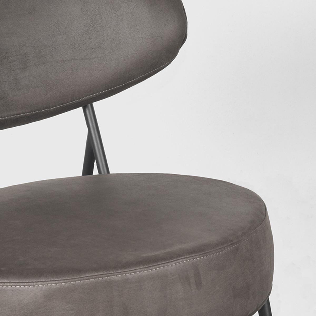  Fauteuil Zack - Antraciet - Micro Suede afbeelding 5