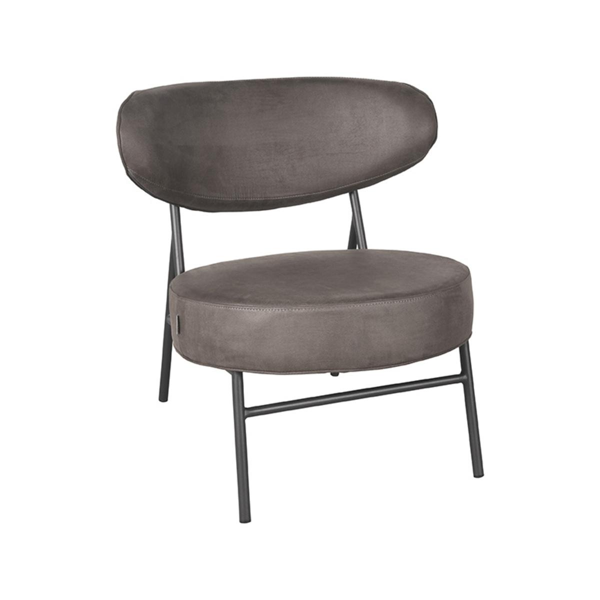  Fauteuil Zack - Antraciet - Micro Suede afbeelding 1