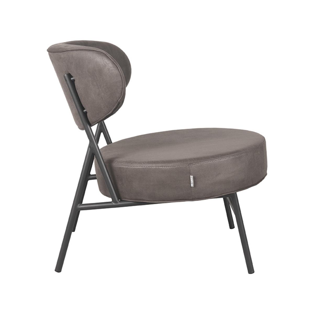  Fauteuil Zack - Antraciet - Micro Suede afbeelding 3