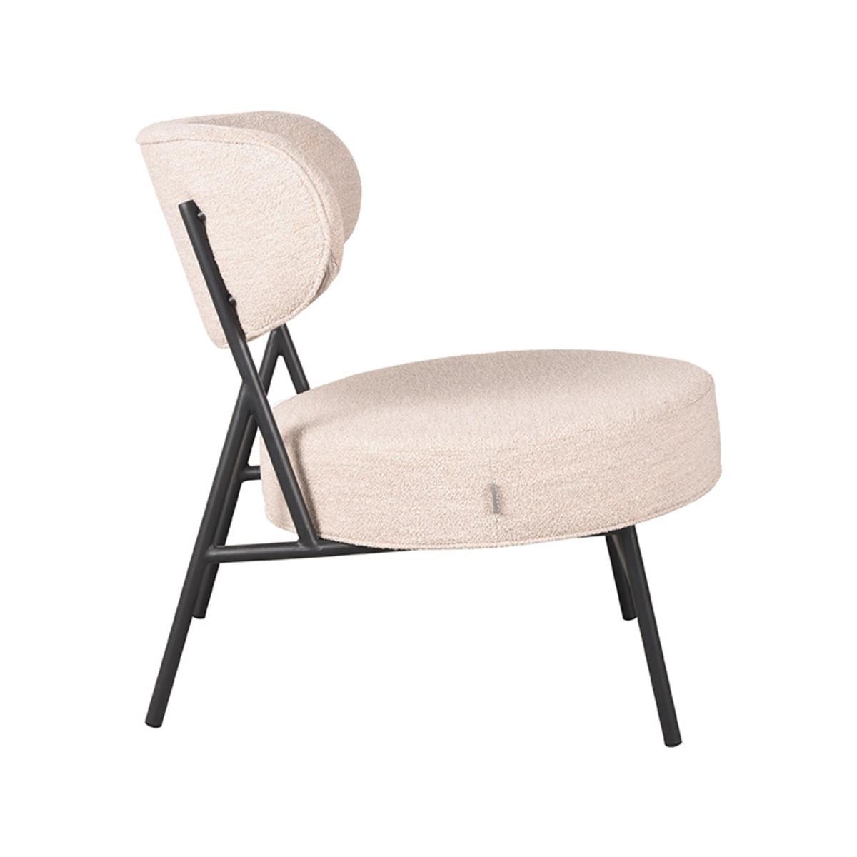  Fauteuil Zack - Naturel - Boucle afbeelding 3