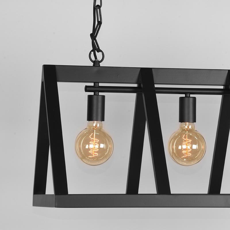  Hanglamp Roof - Zwart - Metaal afbeelding 3