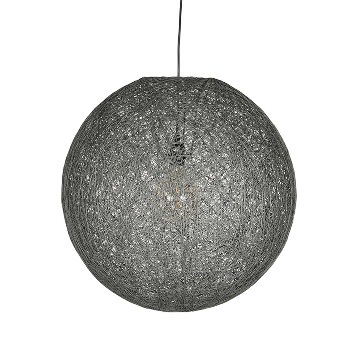  Hanglamp Twist - Grijs - Vlas - 55 cm afbeelding 2