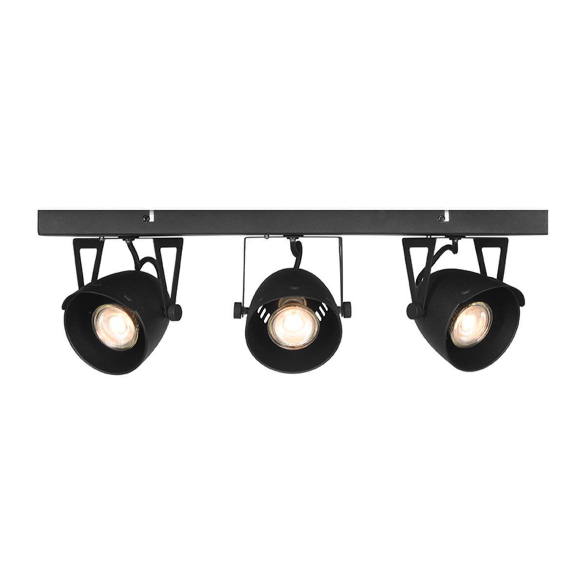  Spot Cap led - Zwart - Metaal - 3 Lichts afbeelding 1