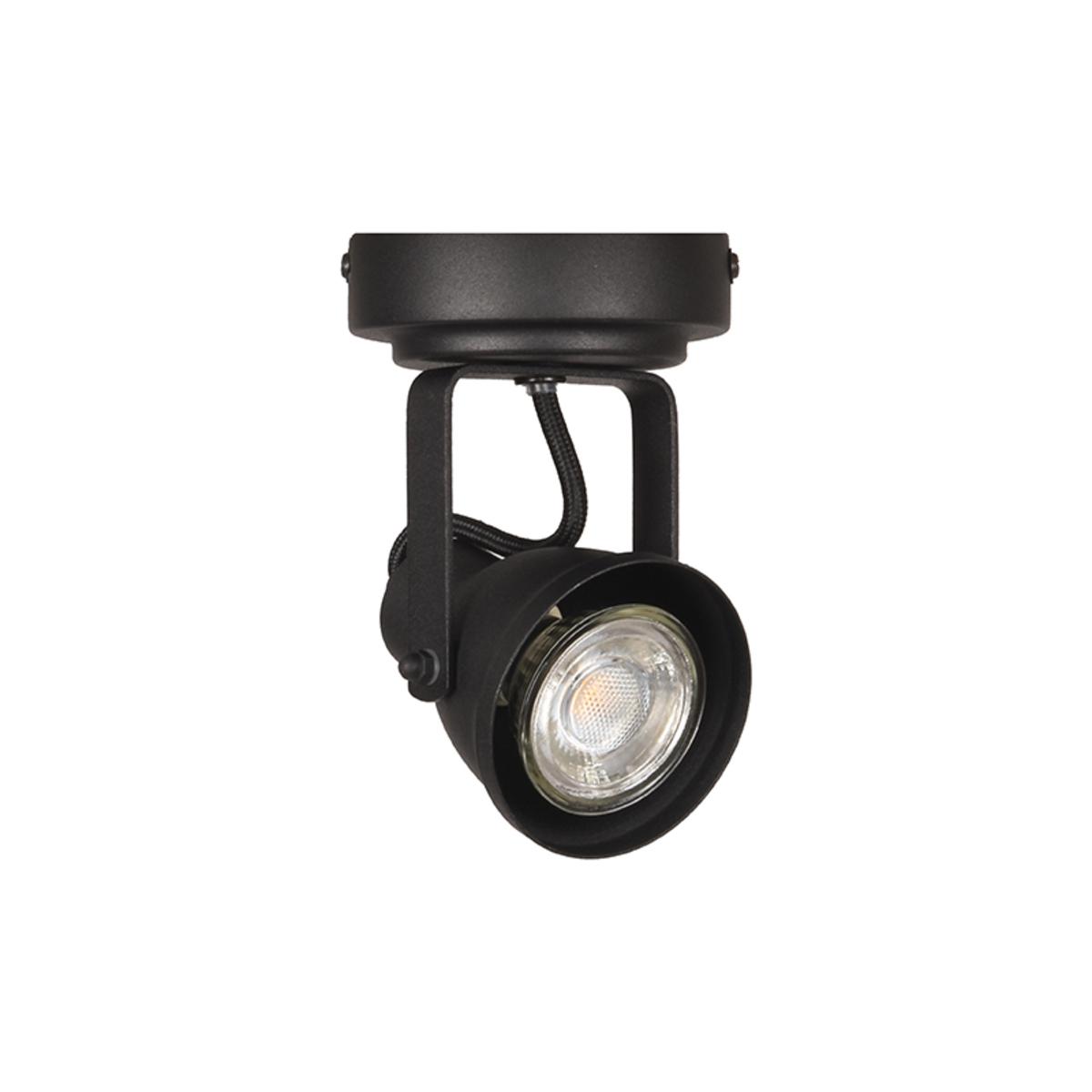  Spot Max led - Zwart - Metaal - 1 Lichts afbeelding 2