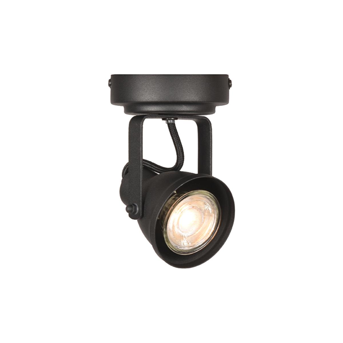  Spot Max led - Zwart - Metaal - 1 Lichts afbeelding 1