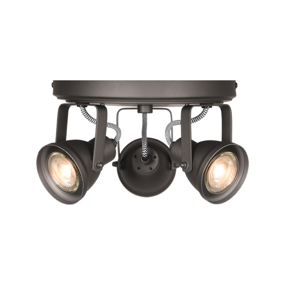  Spot Max led - Grijs - Metaal - 3 Lichts afbeelding 1