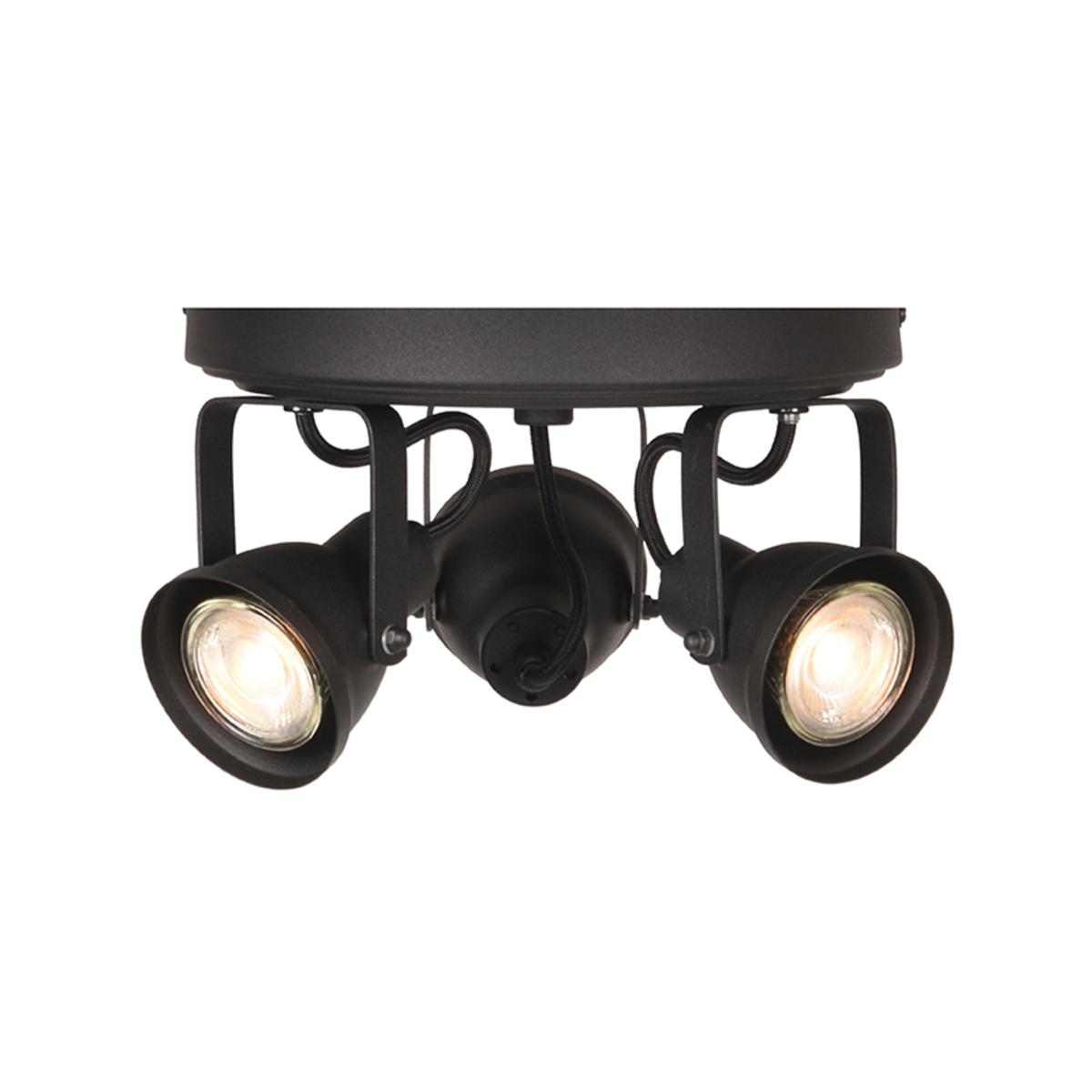  Spot Max led - Zwart - Metaal - 3 Lichts afbeelding 1