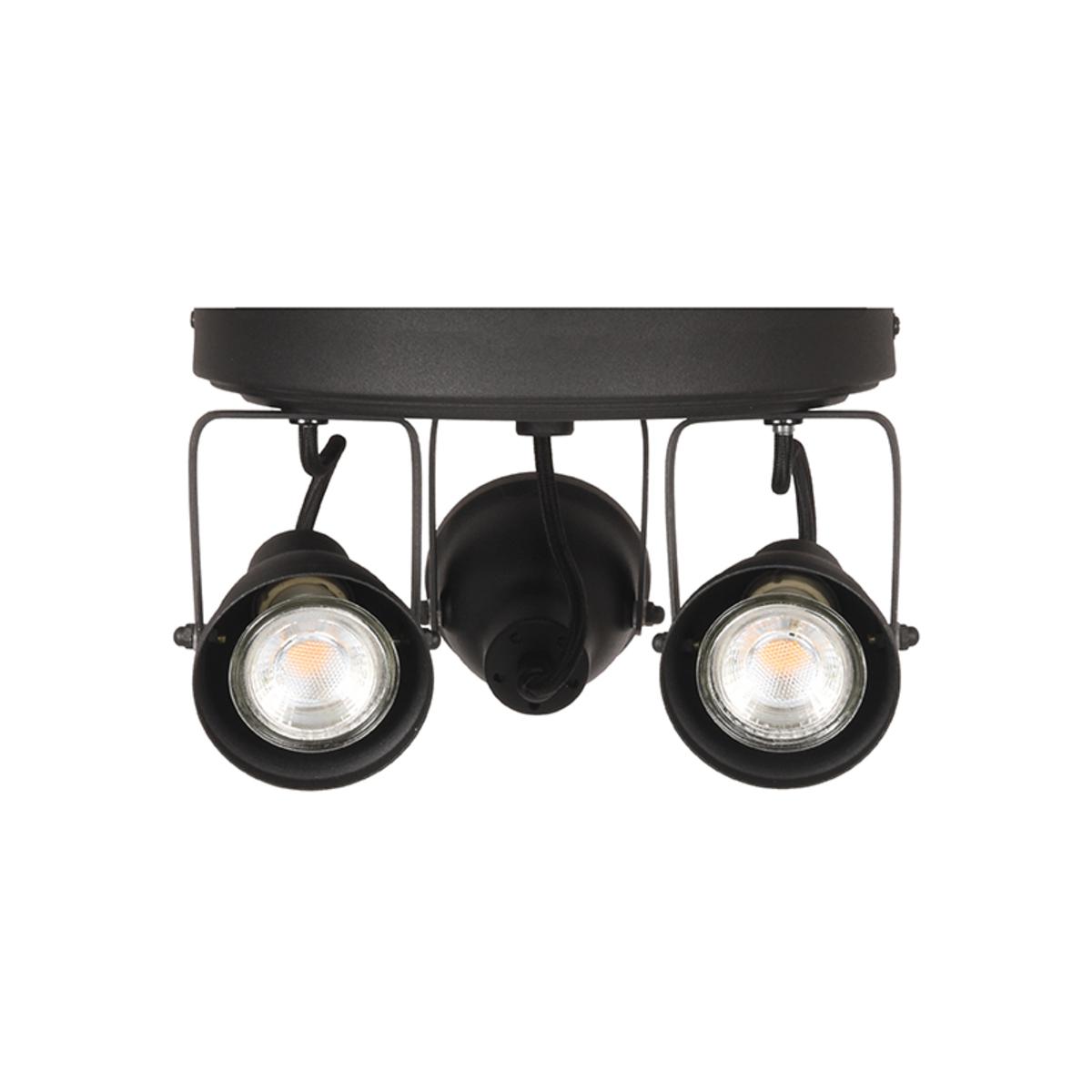  Spot Max led - Zwart - Metaal - 3 Lichts afbeelding 3