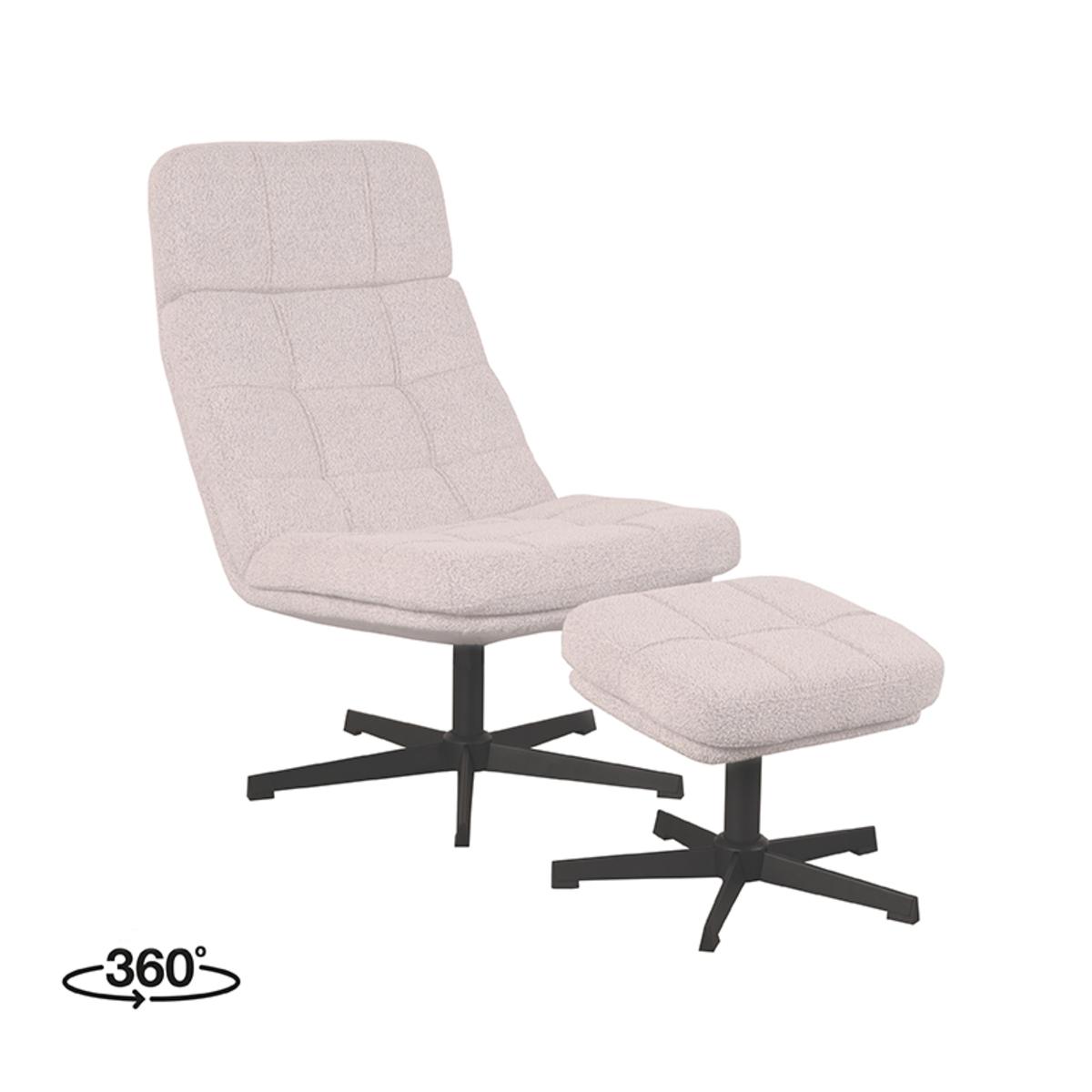  Fauteuil Alvar - Naturel - Boucle afbeelding 1