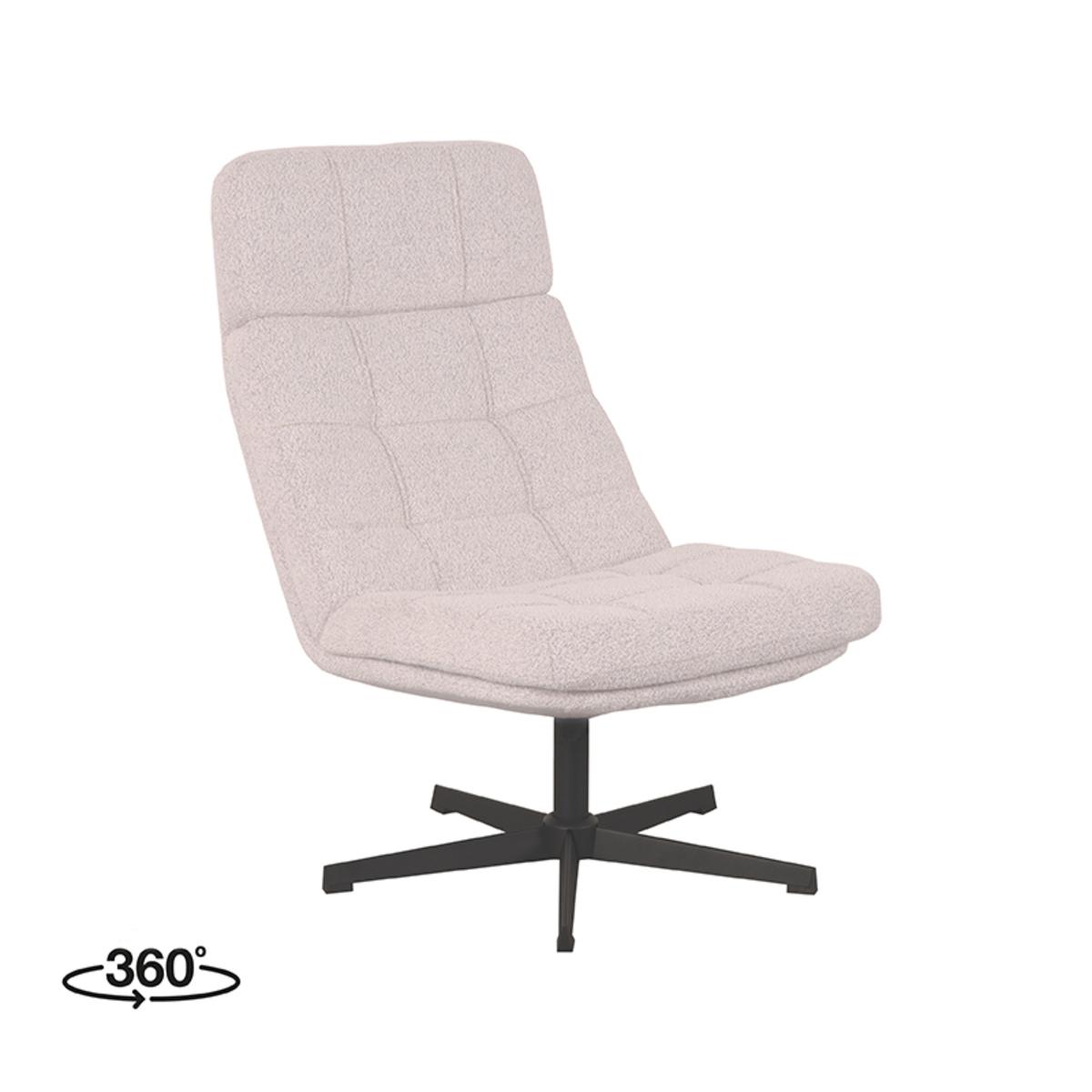  Fauteuil Alvar - Naturel - Boucle afbeelding 1