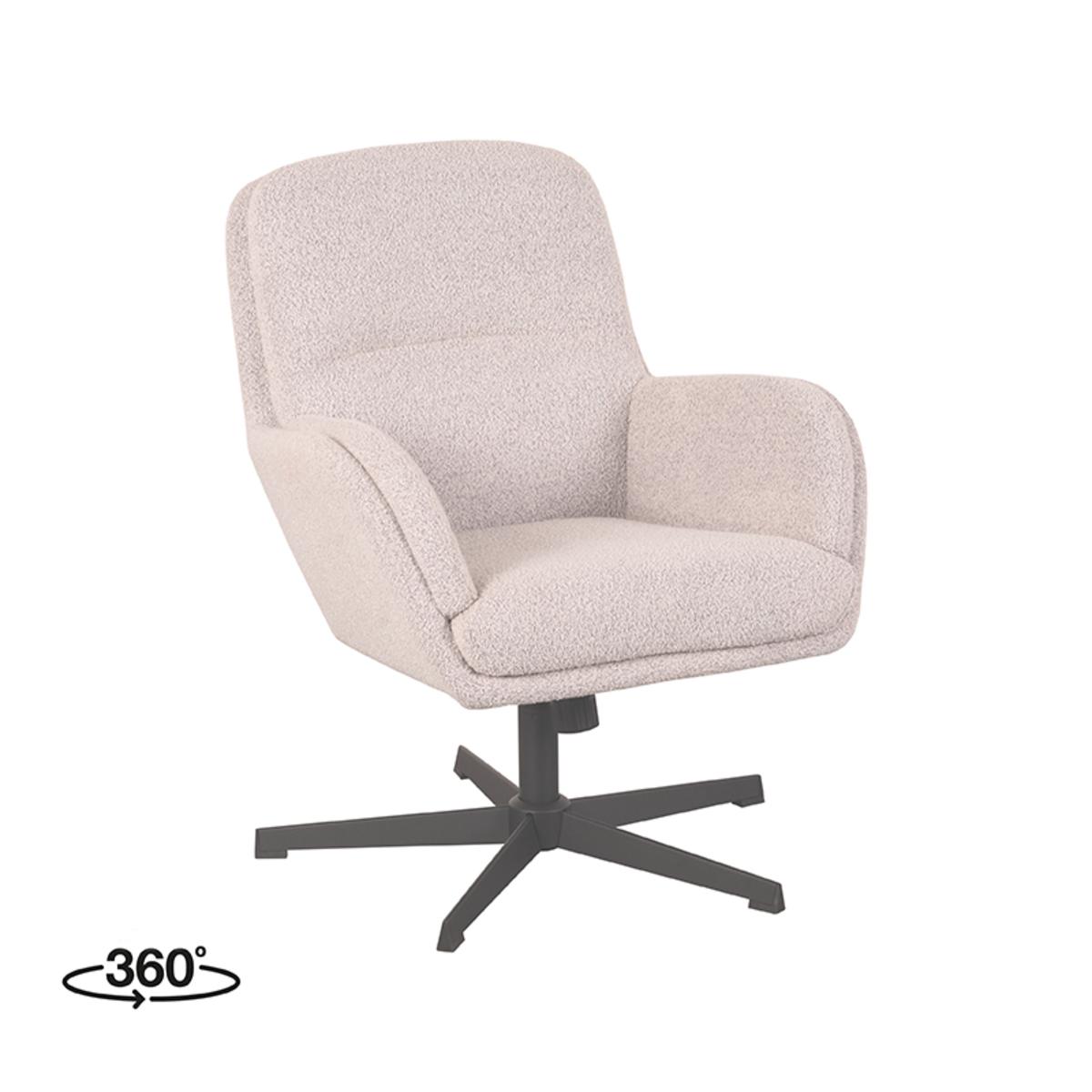  Fauteuil Moss - Naturel - Boucle afbeelding 1