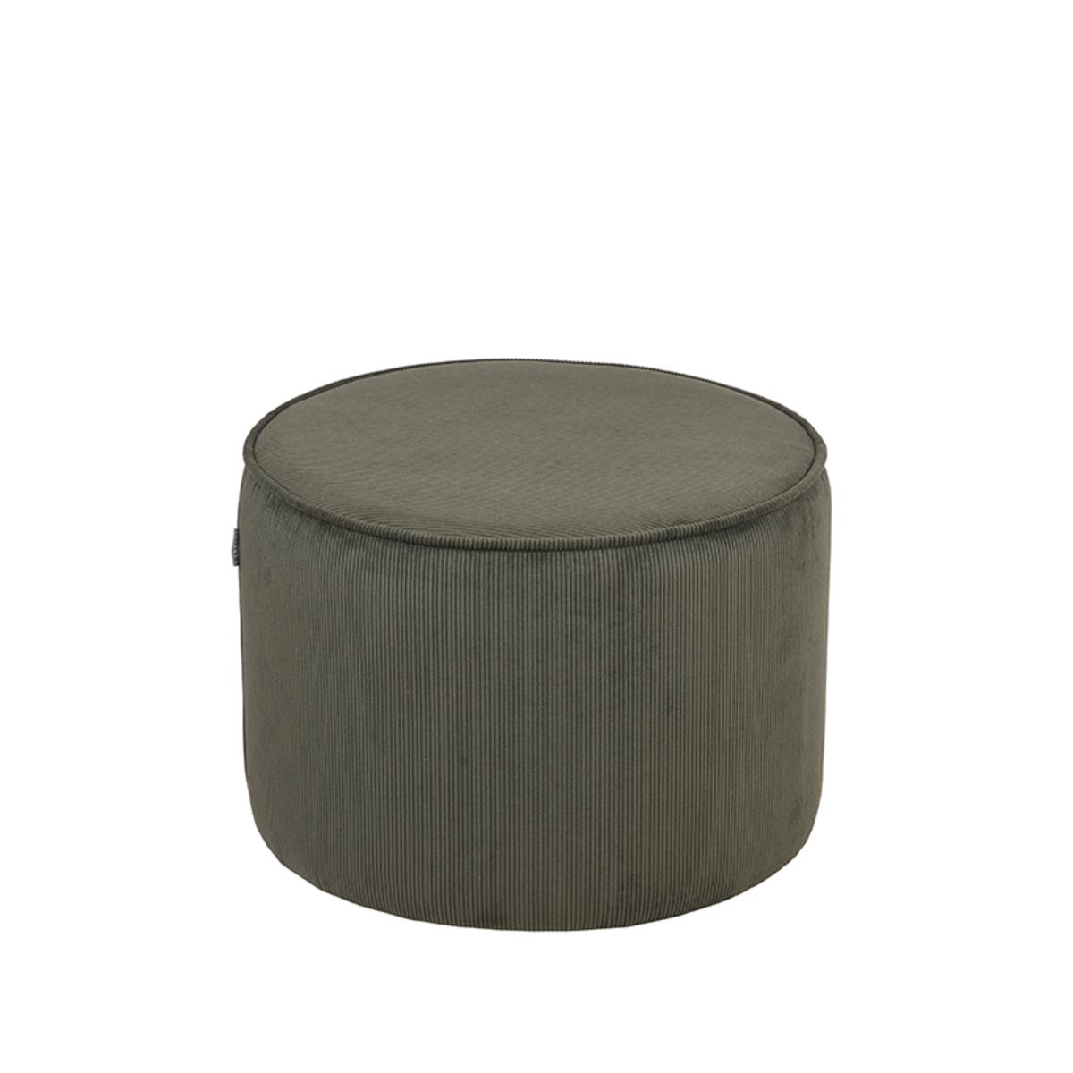  Poef Tibo - Army green - Ribcord afbeelding 2