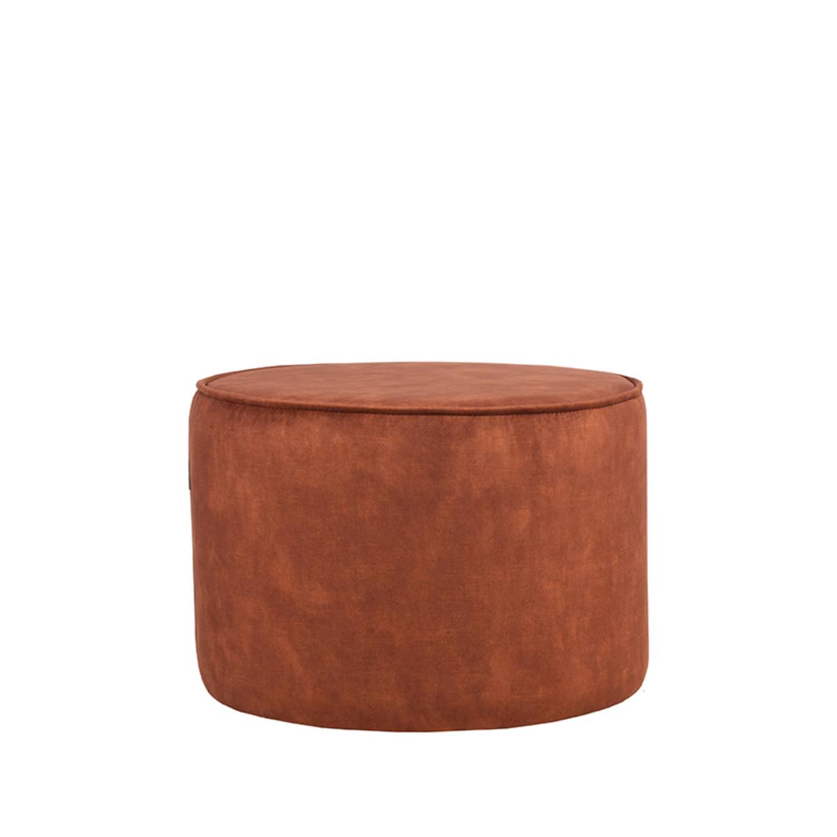  Poef Tibo - Rust - Velours afbeelding 1