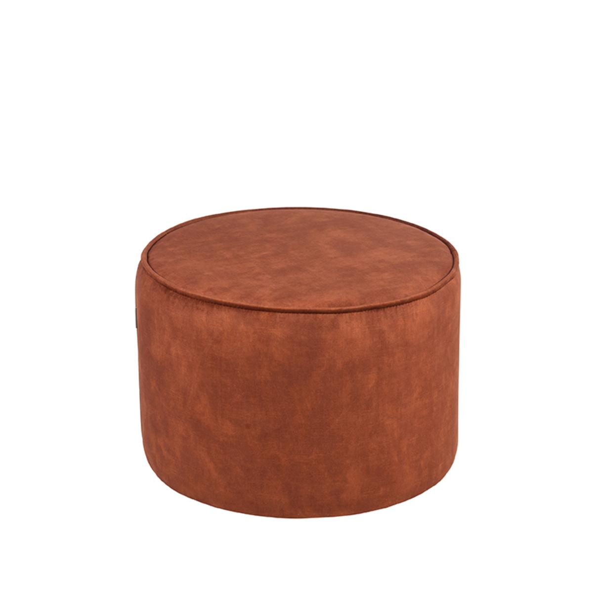  Poef Tibo - Rust - Velours afbeelding 2