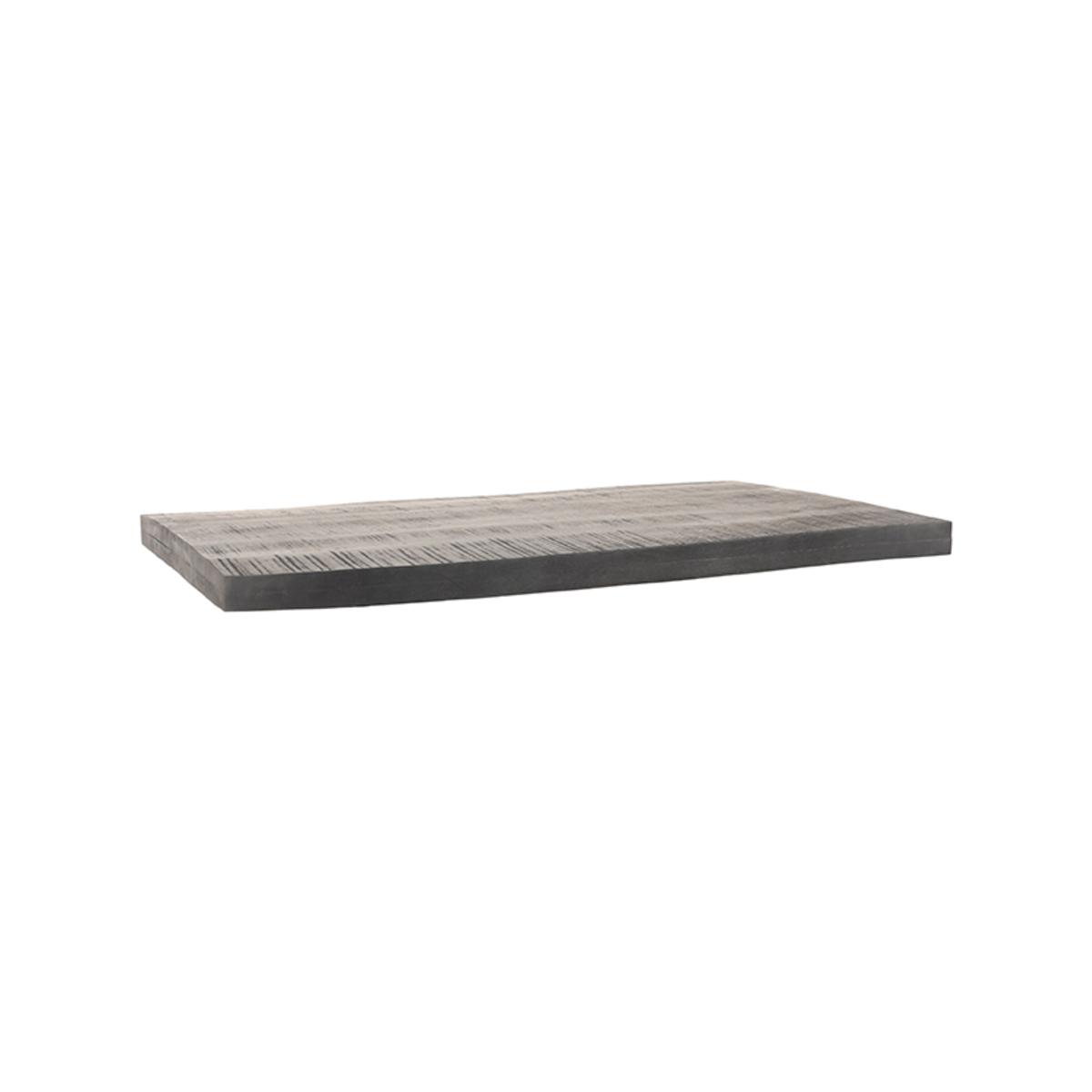  Eetkamertafel Bartafel - Zwart - Mangohout afbeelding 1