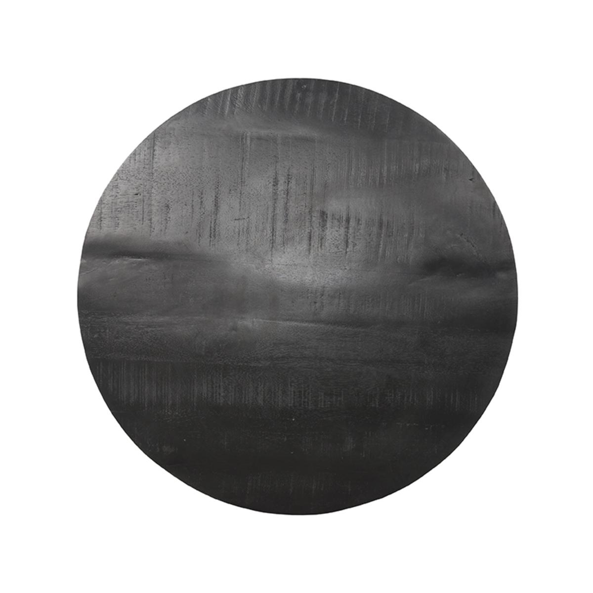  Eetkamertafel Bartafel - Zwart - Mangohout afbeelding 2