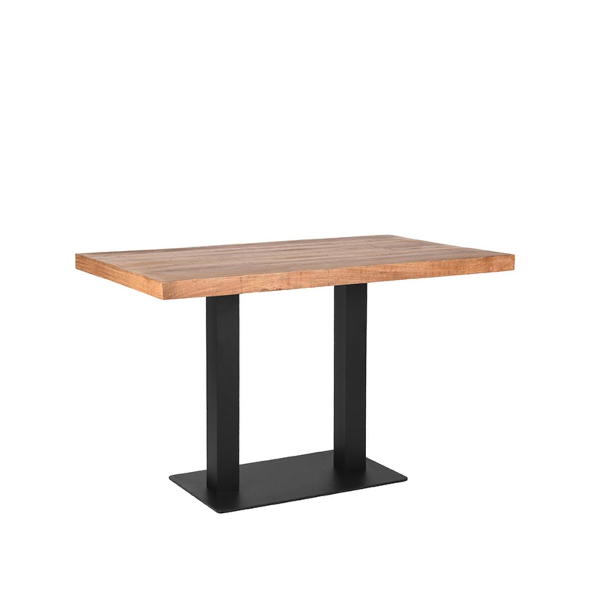  Restauranttafel 120x70x78 cm - Rough - Mangohout afbeelding 1