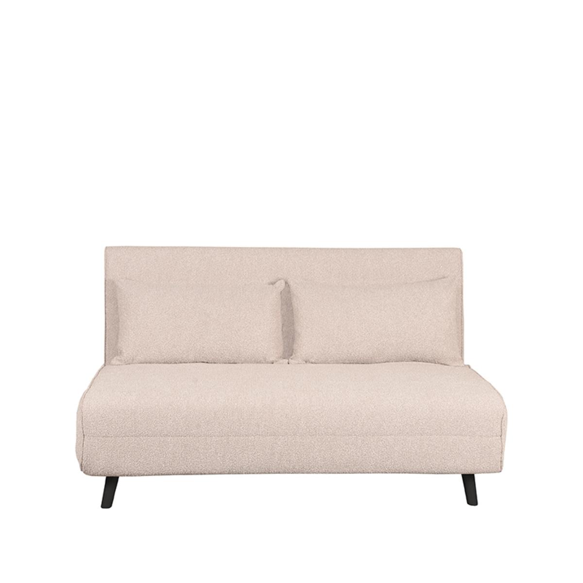  Slaapbank Double - Naturel - Boucle - Double | Zwarte Poot afbeelding 4