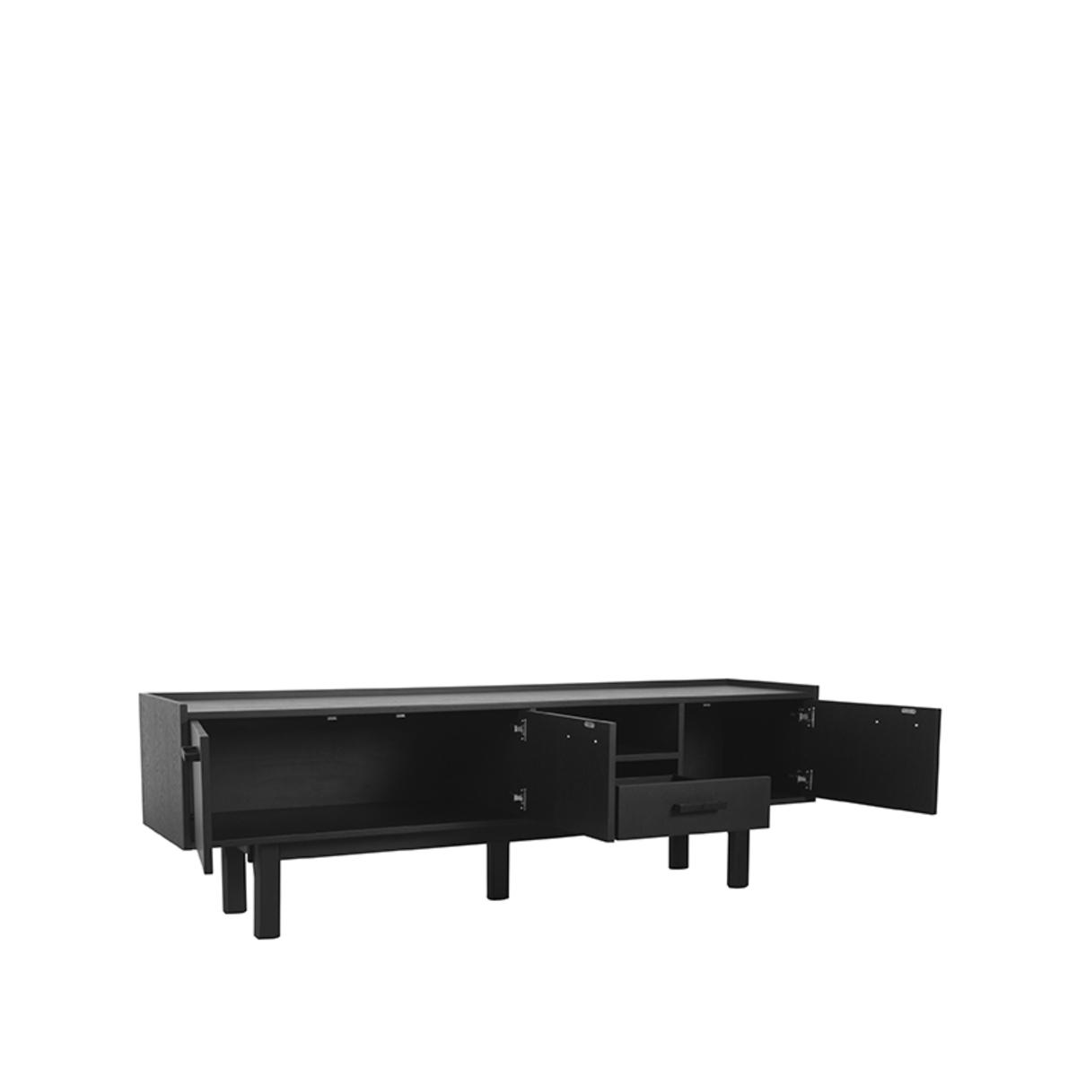  Dressoir Cali - Zwart - Eiken afbeelding 2
