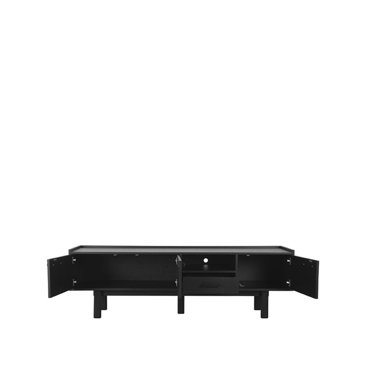 Dressoir Cali - Zwart - Eiken afbeelding 4