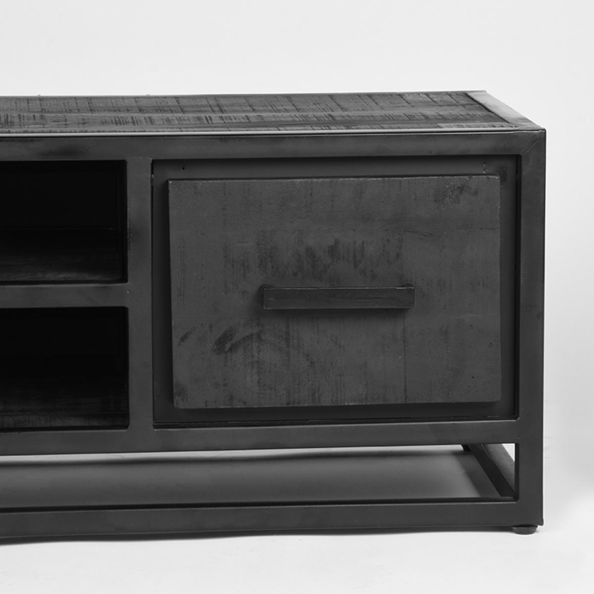  Tv-meubel Chili - Zwart - Mangohout afbeelding 5