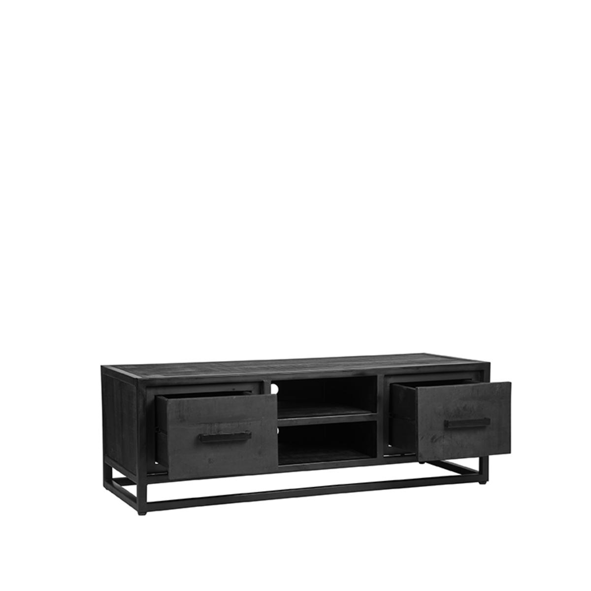  Tv-meubel Chili - Zwart - Mangohout afbeelding 2