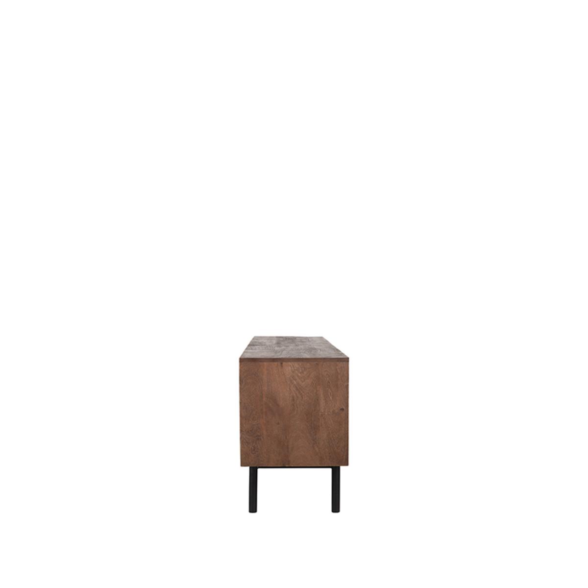  Tv-meubel Rio - Espresso - Mangohout - 180 cm afbeelding 5