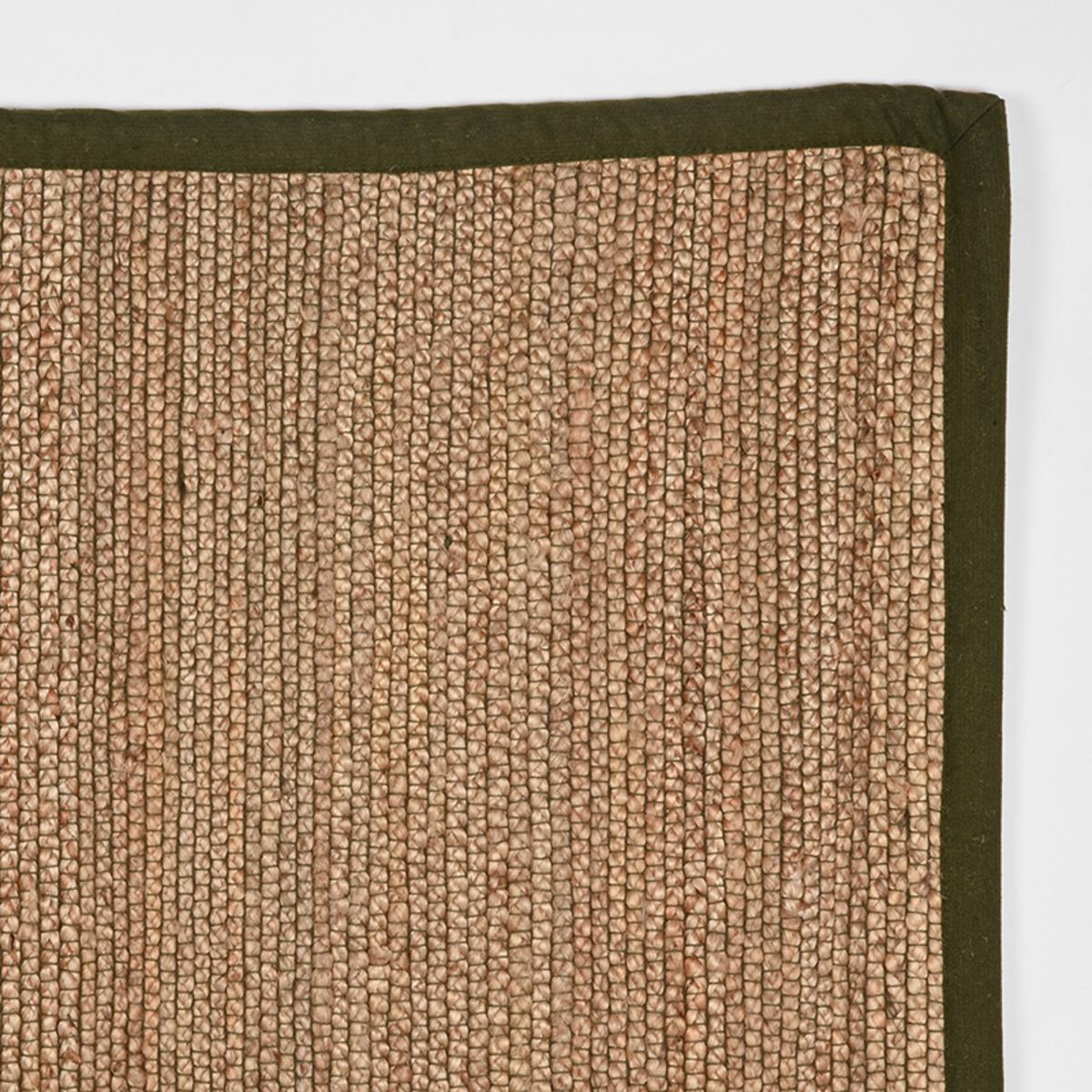  Vloerkleed Jute - Army green - Jute - 140x160 Cm afbeelding 2