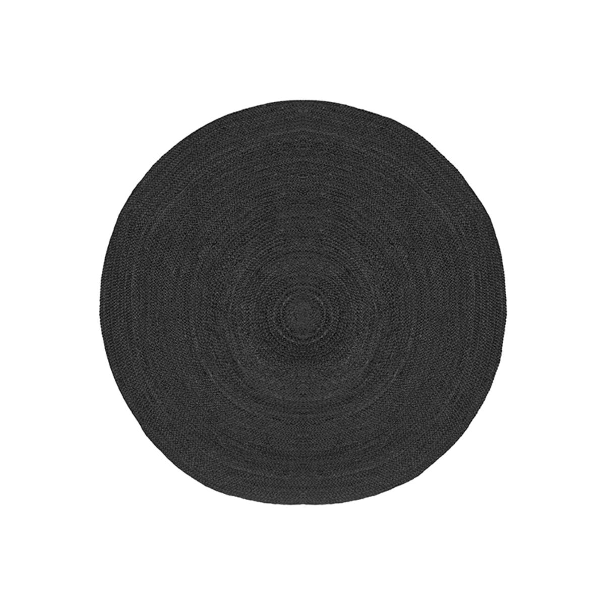  Vloerkleed Jute - Zwart - Jute - 120 cm afbeelding 1