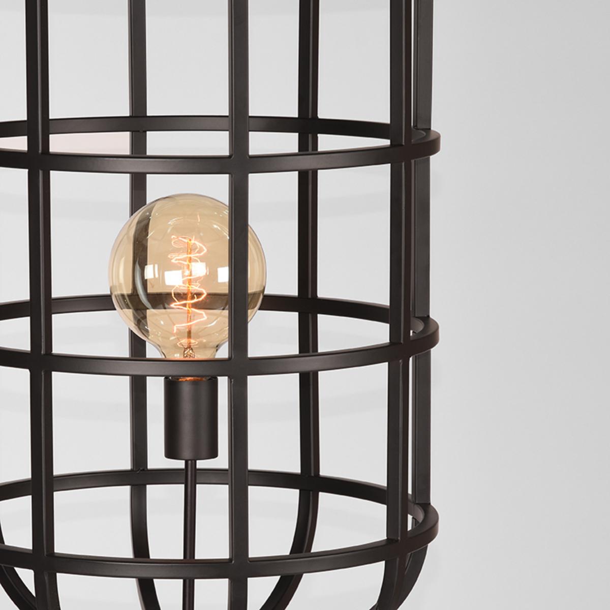  Vloerlamp Twine - Zwart - Metaal afbeelding 3