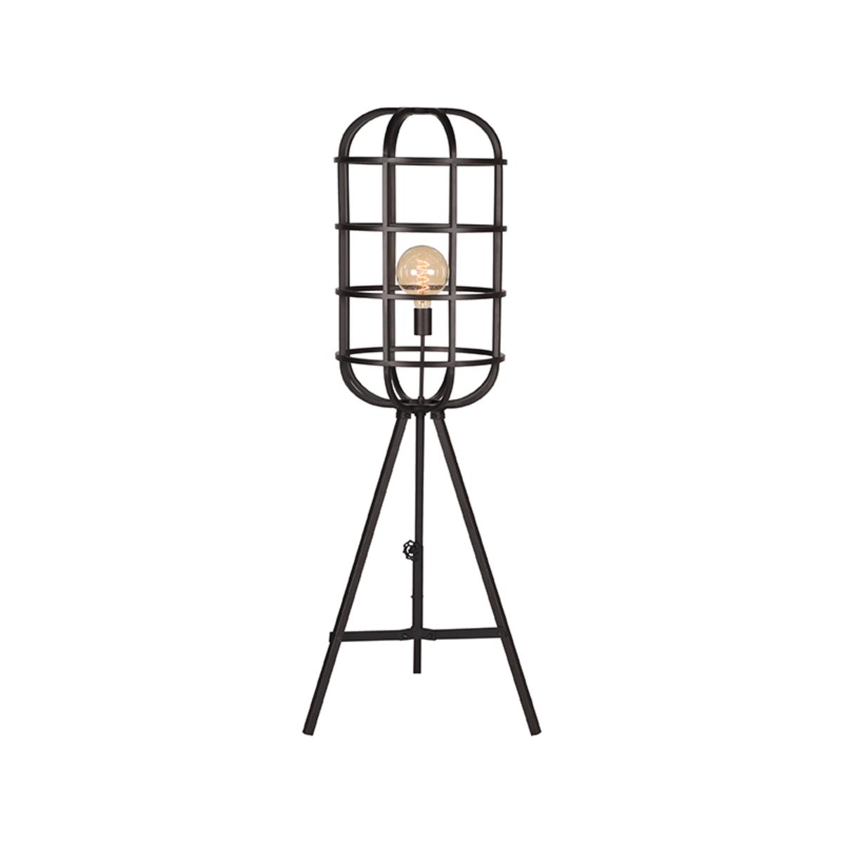  Vloerlamp Twine - Zwart - Metaal afbeelding 1