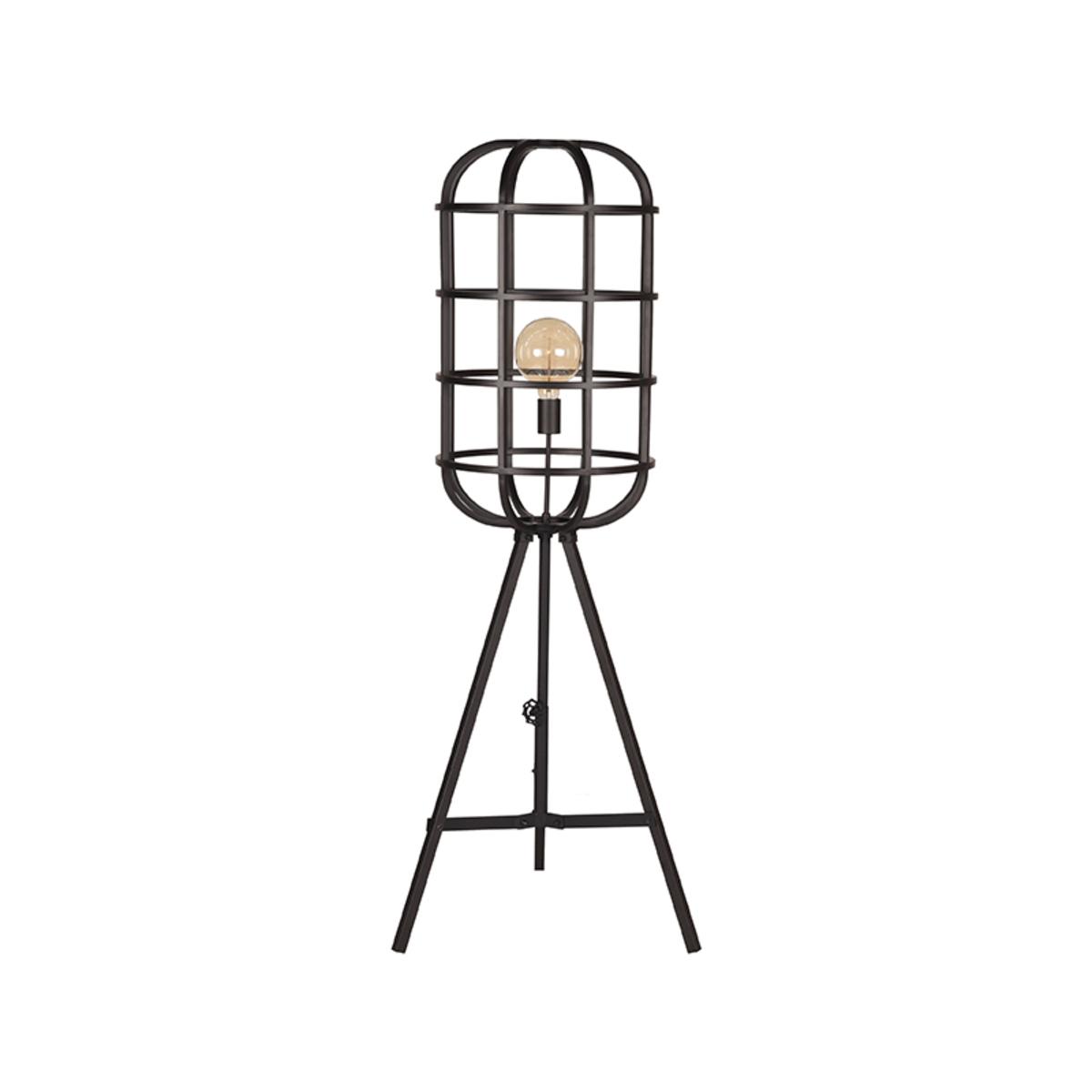  Vloerlamp Twine - Zwart - Metaal afbeelding 2