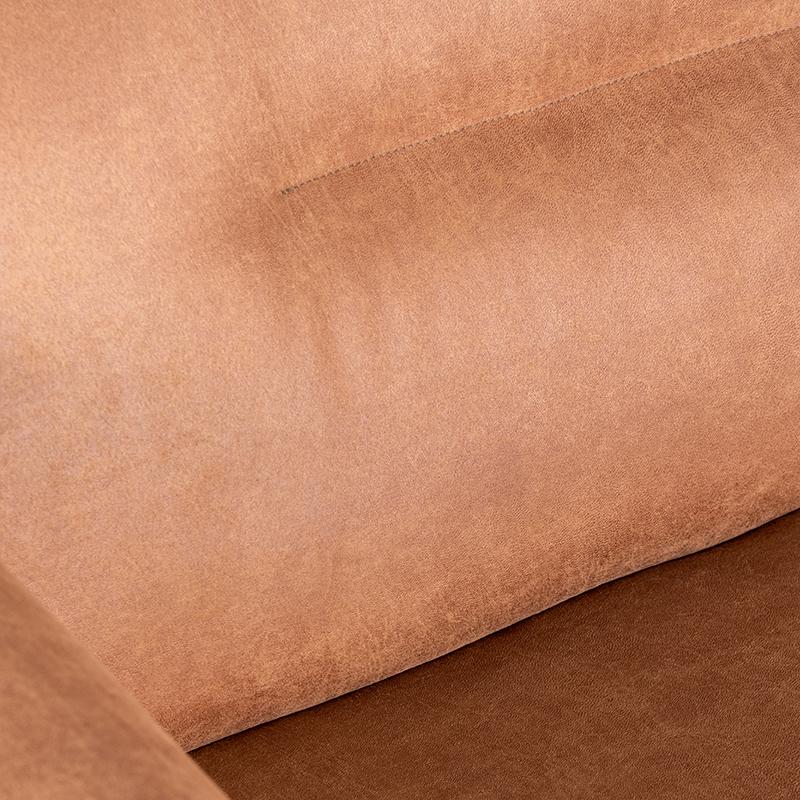  Bank Napoli Ottomane + 2.5-Zits - Cognac - Micro Suede afbeelding 4