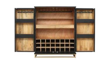 highboard barkast sunset zwart mango
