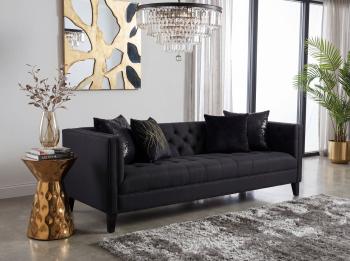 bijzettafel aluminium goud 36 cm