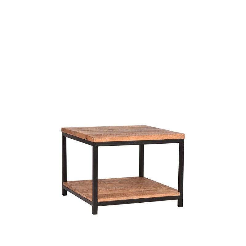  Bijzettafel Vintage - Rough - Mangohout - 60x60 cm afbeelding 2