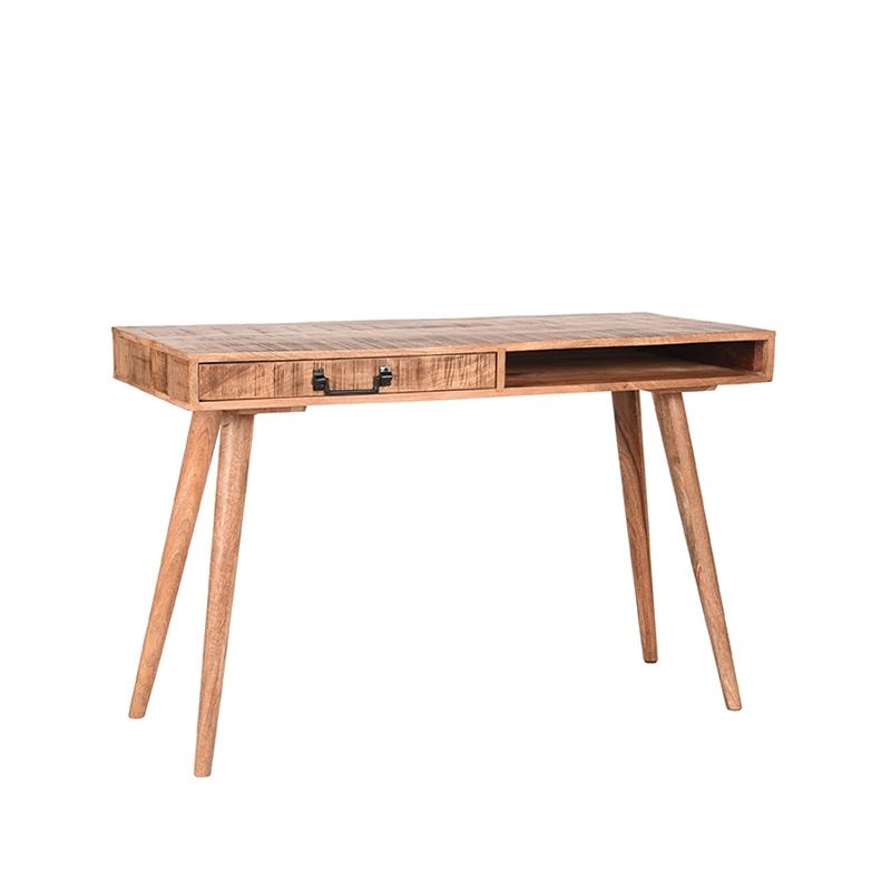  Bureau Steady - Rough - Mangohout - 118x50 cm afbeelding 1