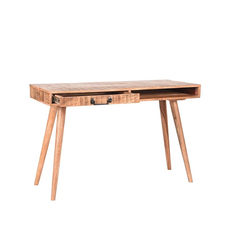  Bureau Steady - Rough - Mangohout - 118x50 cm afbeelding 3