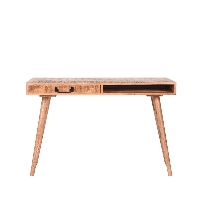  Bureau Steady - Rough - Mangohout - 118x50 cm afbeelding 4