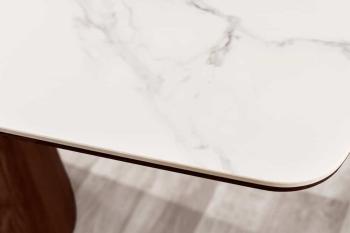 Deens ovale tafel walnoot keramiek 200 cm