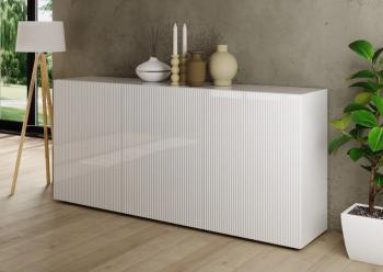 Dressoir kast hoogglans wit 181 cm