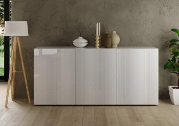 Dressoir kast hoogglans wit 181 cm