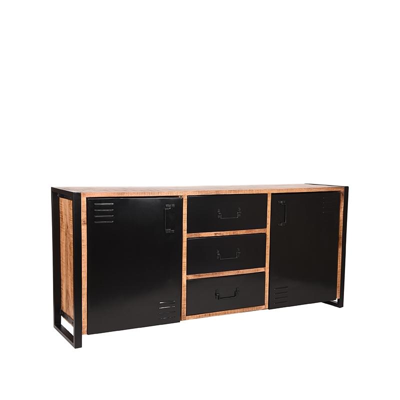  Dressoir Brussels - Rough - Mangohout - 190 cm afbeelding 1