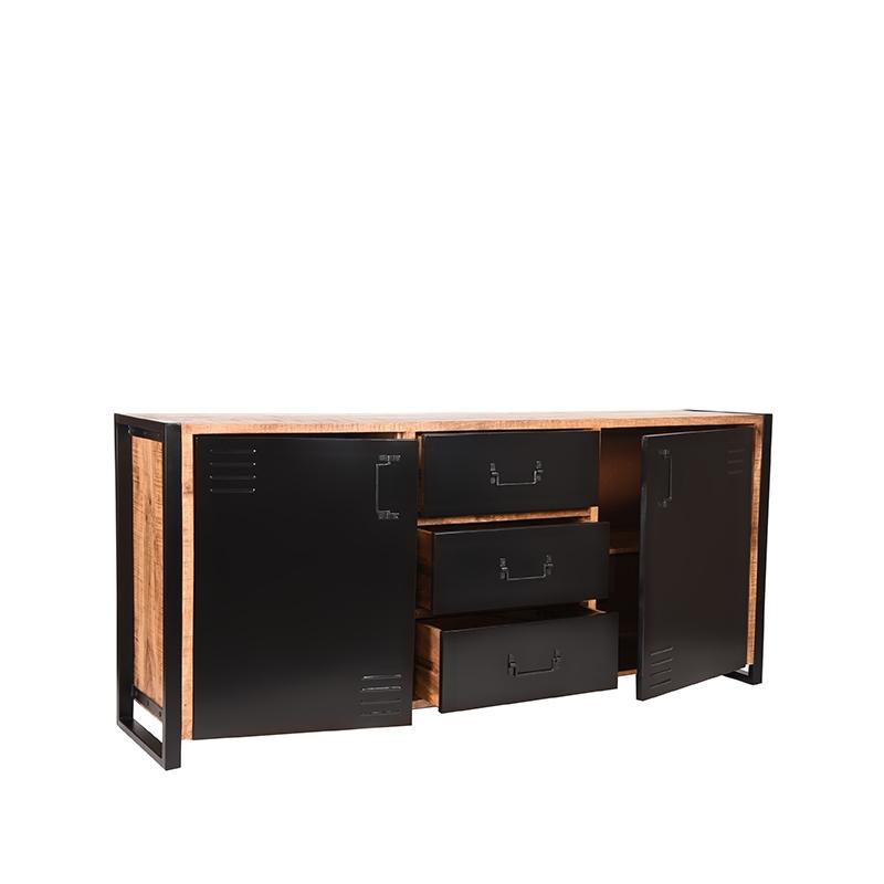  Dressoir Brussels - Rough - Mangohout - 190 cm afbeelding 2