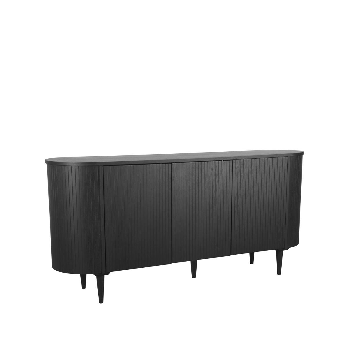  Dressoir Oliva - Zwart - Eiken afbeelding 1