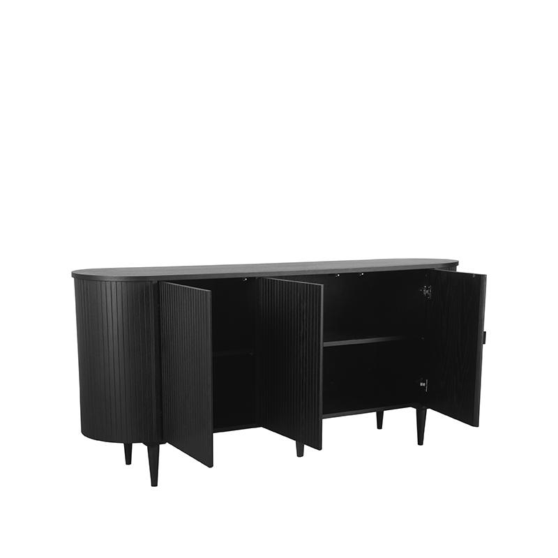  Dressoir Oliva - Zwart - Eiken afbeelding 2