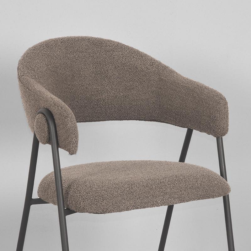  Eetkamerstoel Lowen - Bruin - Boucle afbeelding 5