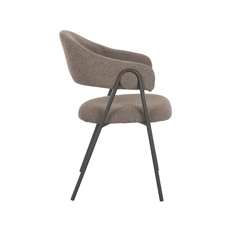  Eetkamerstoel Lowen - Bruin - Boucle afbeelding 3