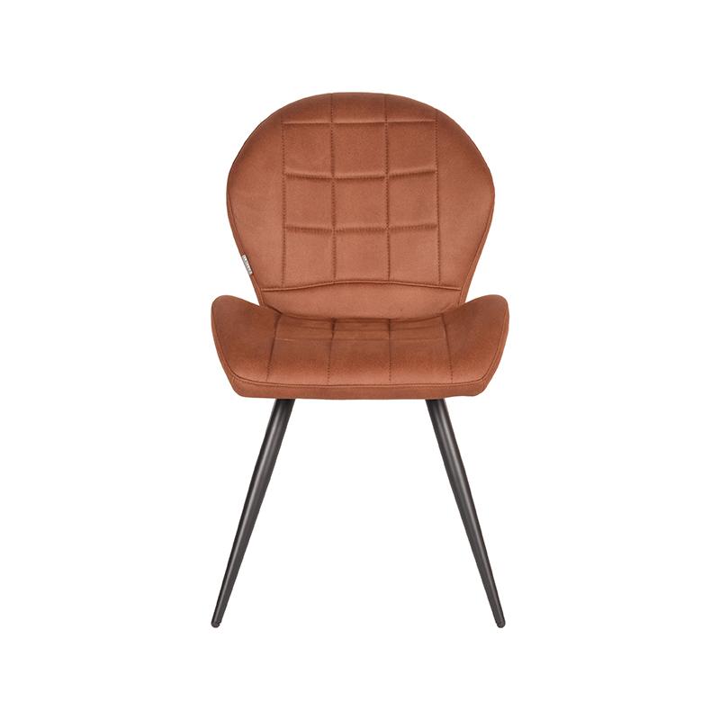  Eetkamerstoel Sil - Cognac - Microfiber afbeelding 2